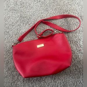 BCBG RED PURSE shoulder satchel bag